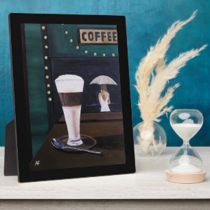 Latte Macchiato Painting by Alfred Fox Plaque