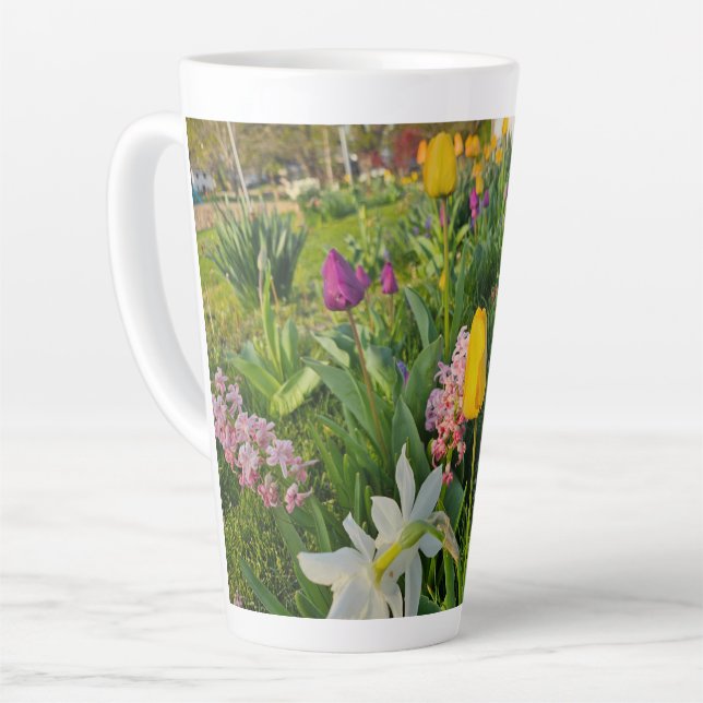 Latte Mug 17 oz (Left Angle)