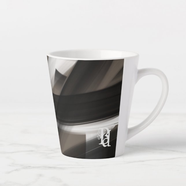 Latte Mug Abstract Home Terra’s Tender Whisper (Right)