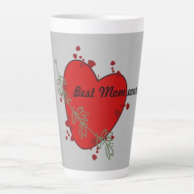 Latte Mug "Best Mum" (Front)