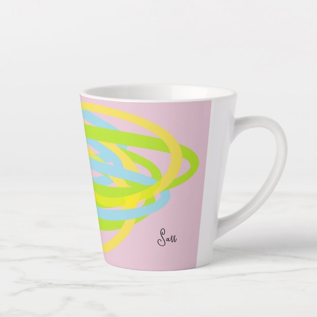 Latte Mug : Circuler Movements  (Right)