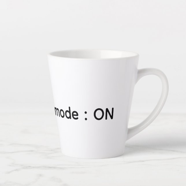 Latte Mug describe your mind  (Right)