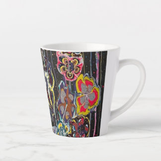 Latte Mug – Elegant Floral Art Cup, Perfect Christ