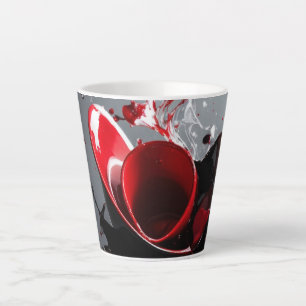 Latte Mug flower design