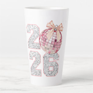 Latte Mug-Happy New Year 2026 Latte Mug
