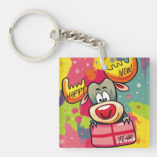 Latte Mug Key Ring