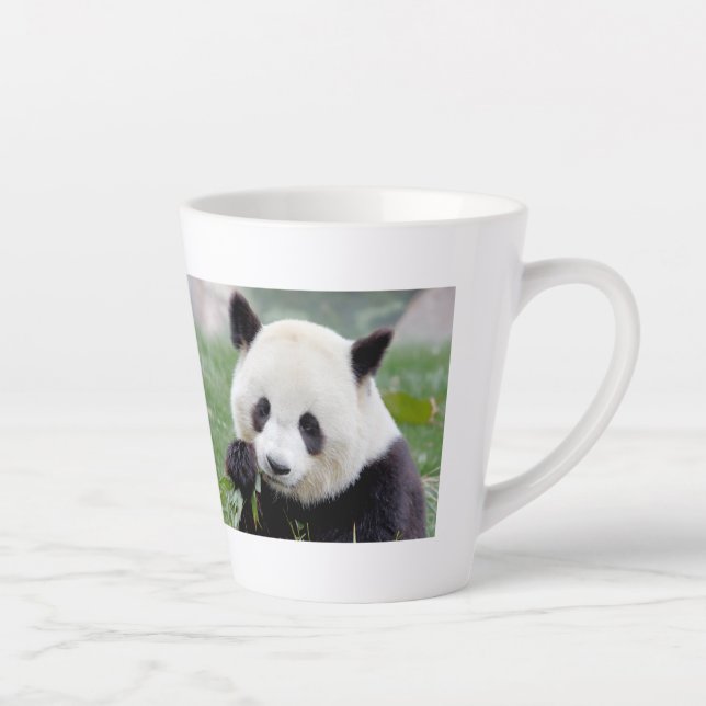 latte mug Photo giant panda , animals . latte mug (Right)