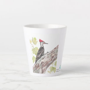 Latte Mug - Pileated Woodpecker
