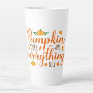 Latte Mug-Pumpkin Spice Mug