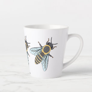 Latte Mug (small) - Crochet Honeybee