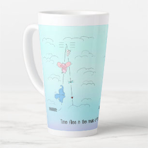 Latte Mug TOF theme with custom text