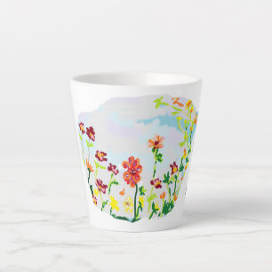 Latte Mug : Wild Flower's