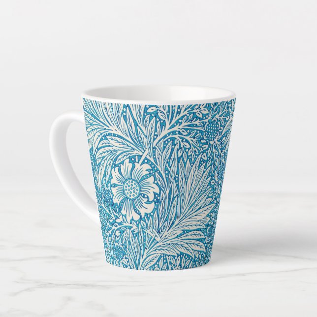 LATTE MUG : WILLIAM MORRIS : MARIGOLD (Left Angle)