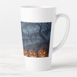 Latte Mug with Halloween Design