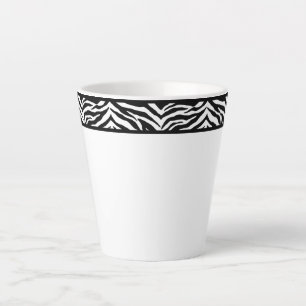 Latte Mug-Zebra Print Mug