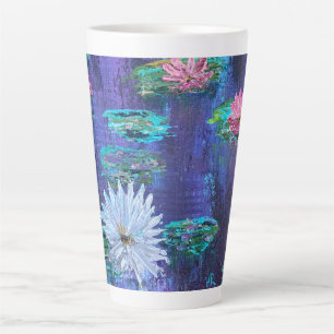 Latte & Water Lillies Latte Mug