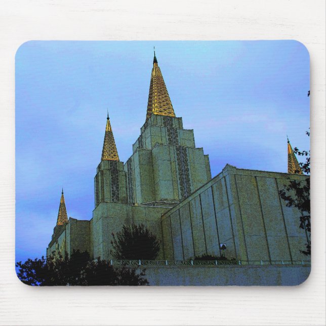 Latter Day Saints Temple Mouse Pad (Front)