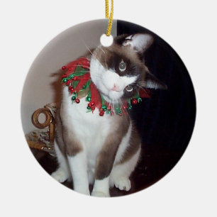 Latte's Christmas Ceramic Ornament