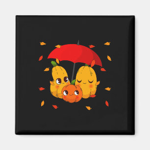 Lattes Pumpkin Spice Fall Autumn Halloween Women Magnet
