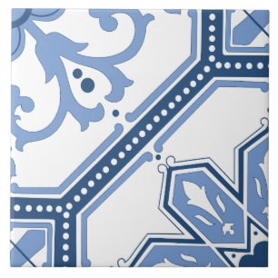 Lattice Bloom Ceramic Tile