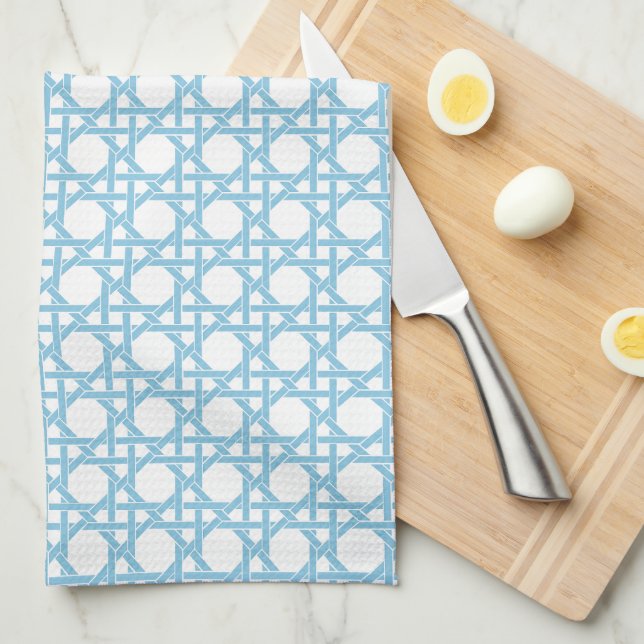 Lattice Design Tea Towel (Quarter Fold)