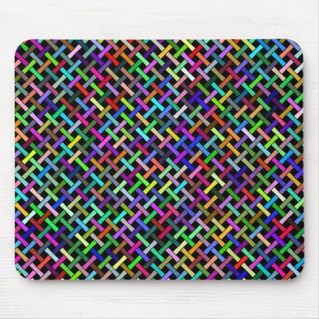 Lattice Pattern Mouse Pad (Front)