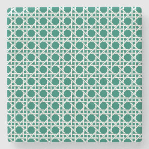 Lattice Print Stone Coaster