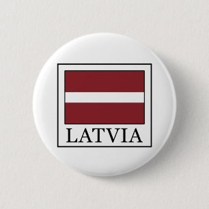 Latvia 6 Cm Round Badge