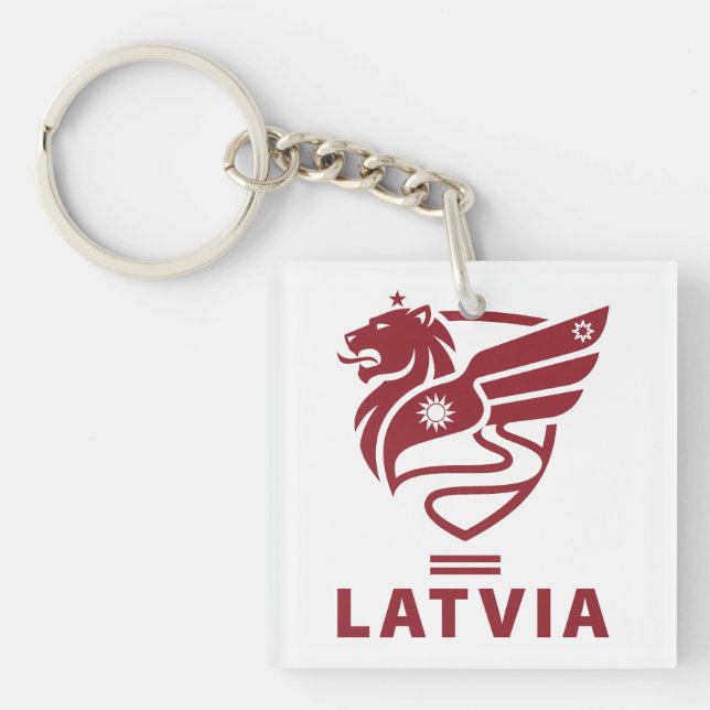 Latvia Baltic State Northern Europe Key Ring (Front)