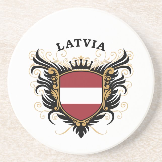 Latvia Coaster (Front)