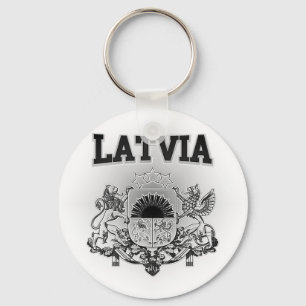 Latvia Coat of Arms Key Ring