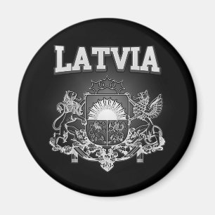 Latvia Coat of Arms Magnet