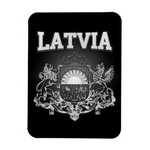 Latvia Coat of Arms Magnet