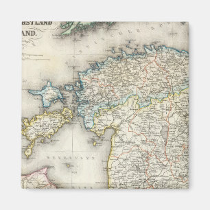 Latvia, Estonia Magnet