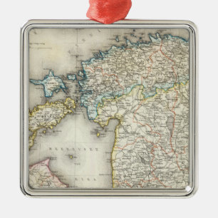 Latvia, Estonia Metal Tree Decoration