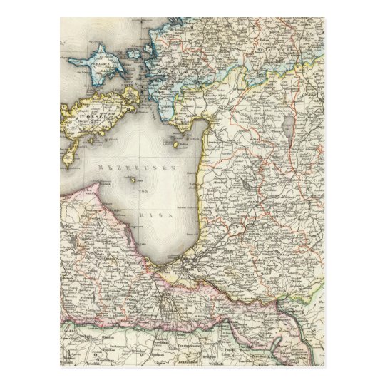 Latvia, Estonia Postcard