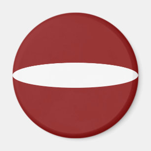 Latvia Fisheye Flag Magnet
