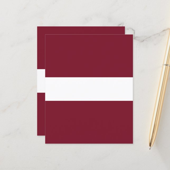 Latvia flag (Front/Back In Situ)