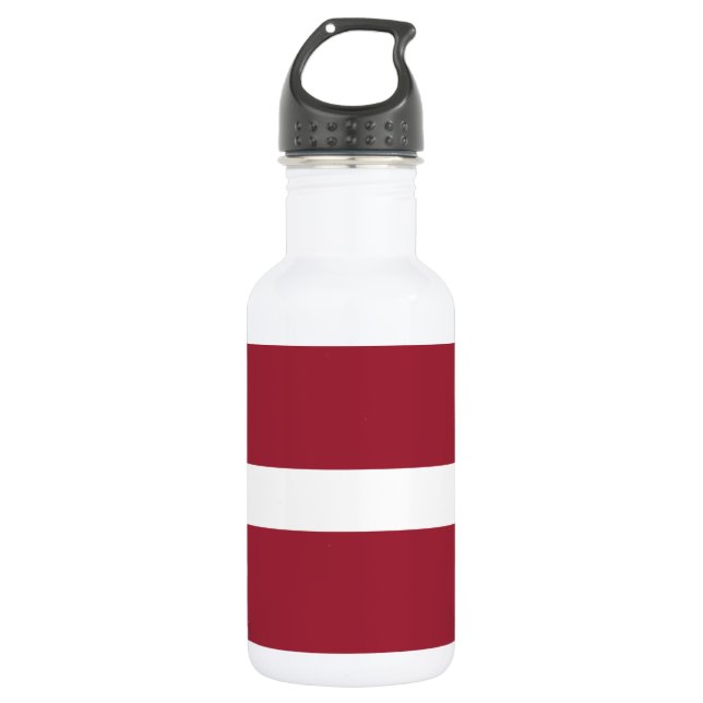 Latvia Flag 532 Ml Water Bottle (Front)
