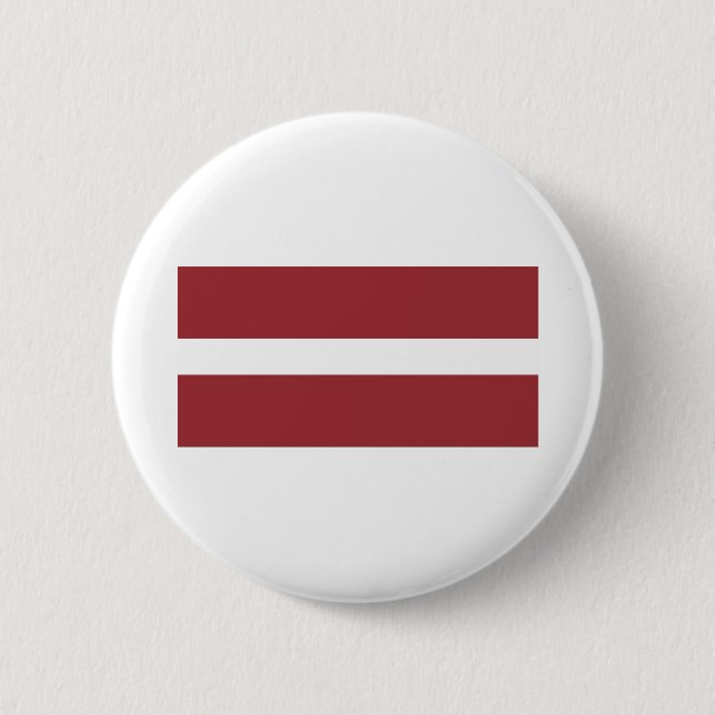 Latvia Flag 6 Cm Round Badge (Front)