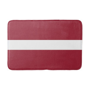 Latvia Flag Bath Mat