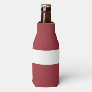 Latvia Flag Bottle Cooler