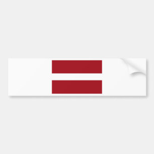 latvia flag bumper sticker