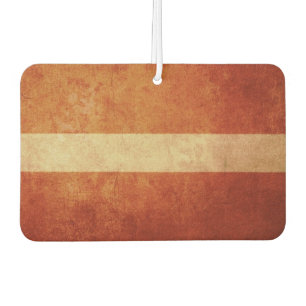 Latvia Flag Car Air Freshener