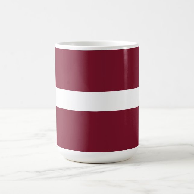 Latvia flag coffee mug (Center)