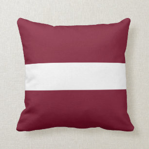 Latvia Flag Cushion