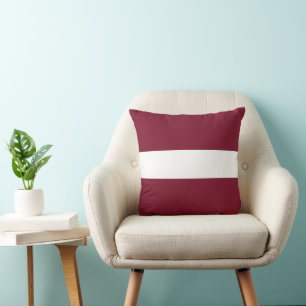 Latvia flag cushion