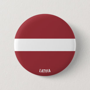 Latvia Flag Cute Patriotic 6 Cm Round Badge