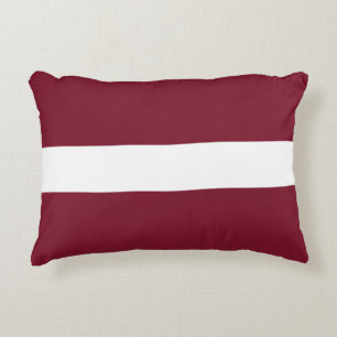 Latvia flag decorative cushion