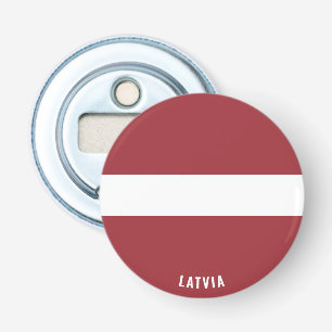 Latvia Flag Delightful Patriotic Bottle Opener